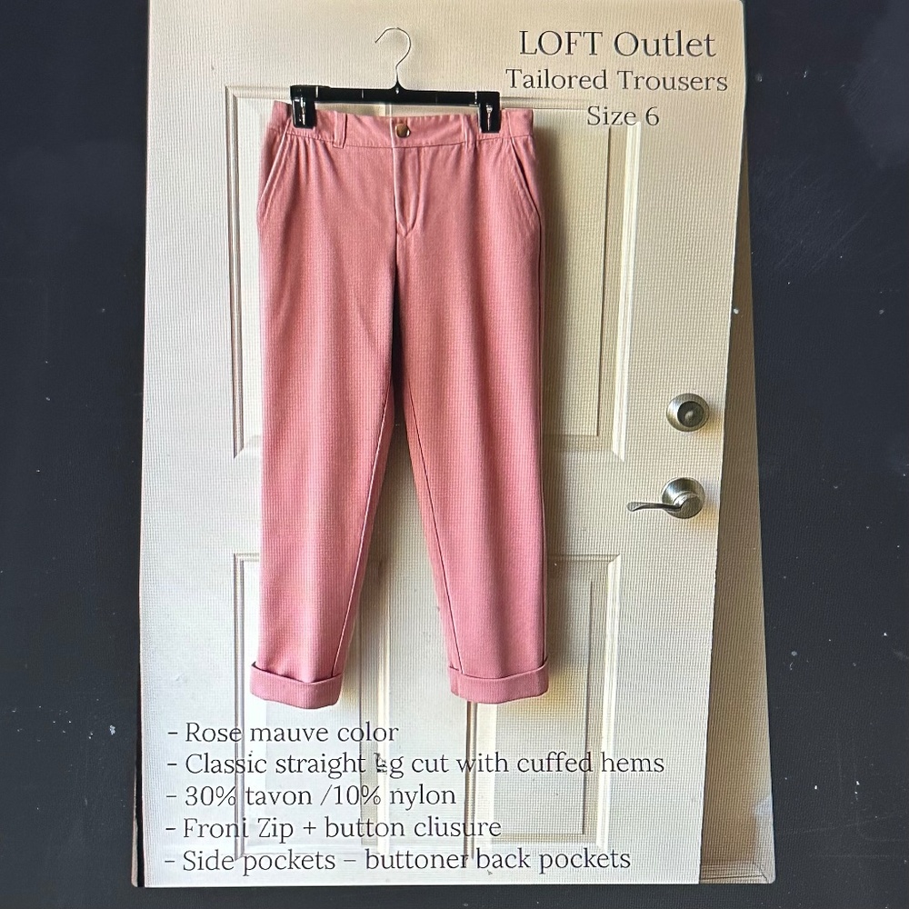 LOFT Outlet Women's Tailored Trousers – Size 6
